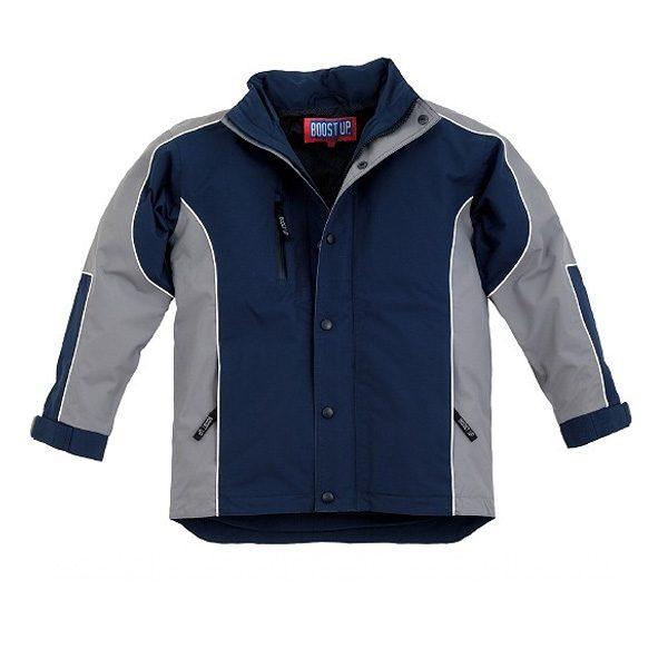 Paddock Jacket (Kids) - Navy/Light Grey