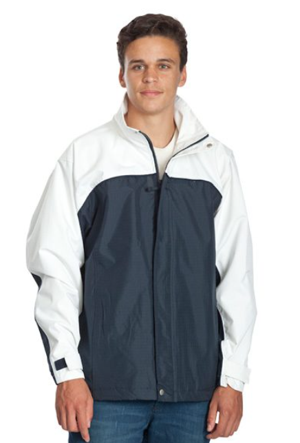 Benj Jacket - Navy/White