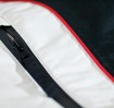Daytona Jacket - Black/White/Red Piping