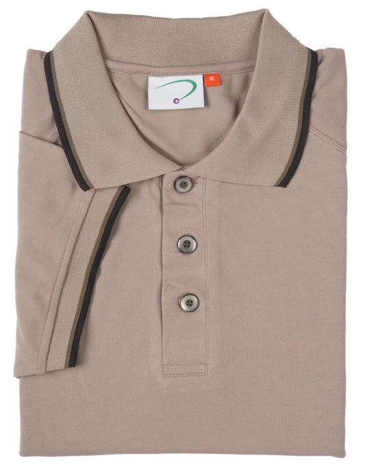 MCP Short Sleeve Polo Shirt (Mens) - Beige