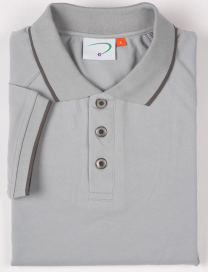 MCP Short Sleeve Polo Shirt (Mens) - Silver