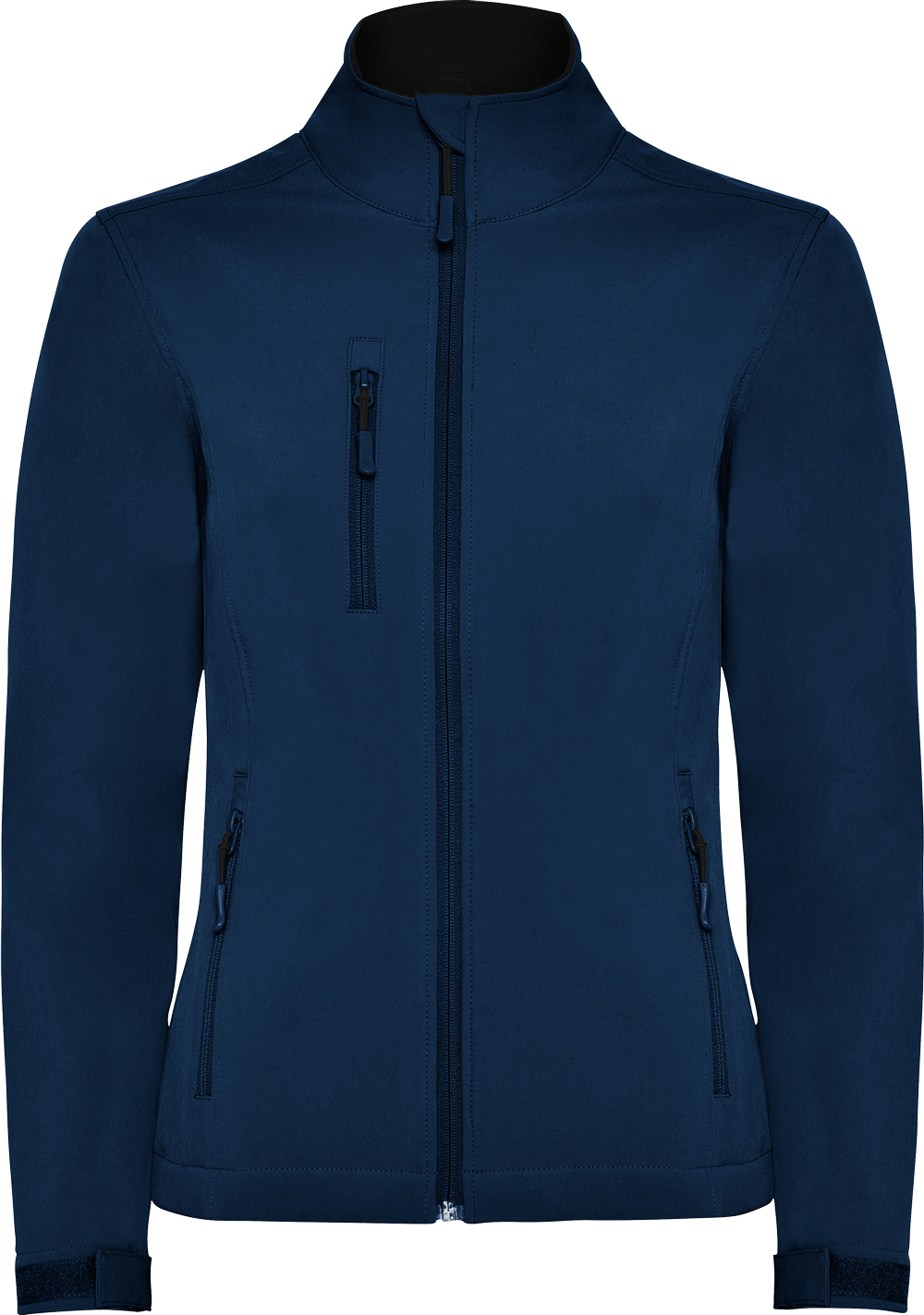 Nebraska Softshell Jacket (Womens) - Navy Blue