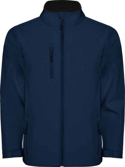 Nebraska Softshell Jacket (Mens) - Navy Blue
