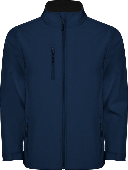 Nebraska Softshell Jacket (Mens) - Navy Blue