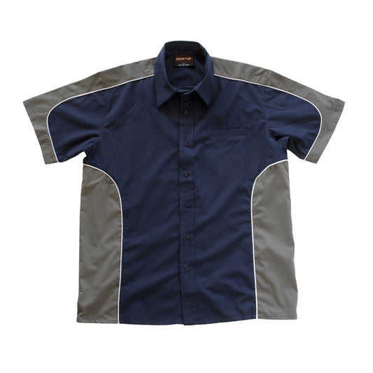Paddock Pit Crew Shirt - Navy/Grey