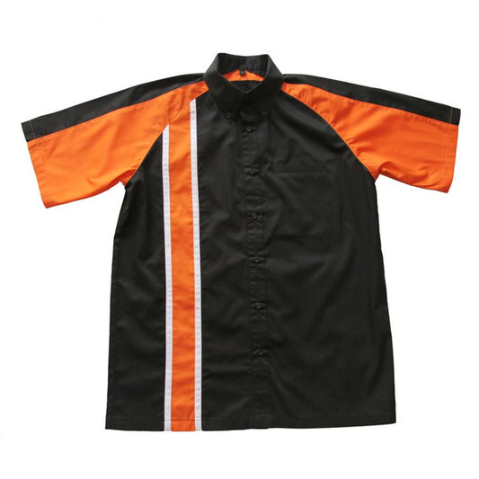 Race Black/Orange Pit Crew Shirt