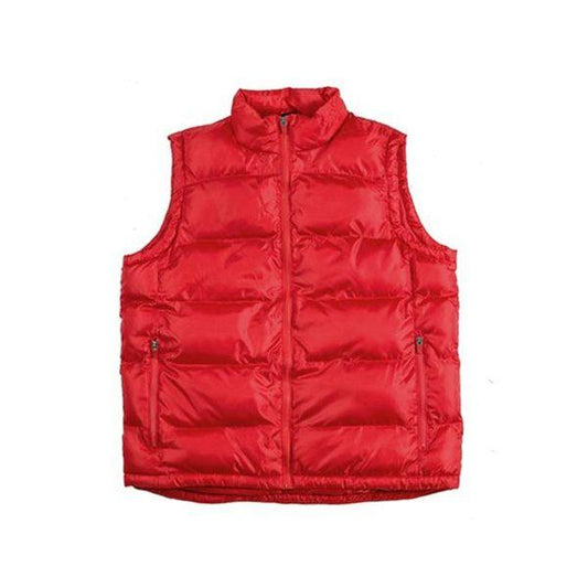 Benson Puff Vest - Red