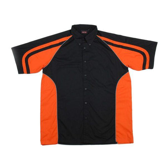 Le Mans Pit Crew Shirt - Black/Orange