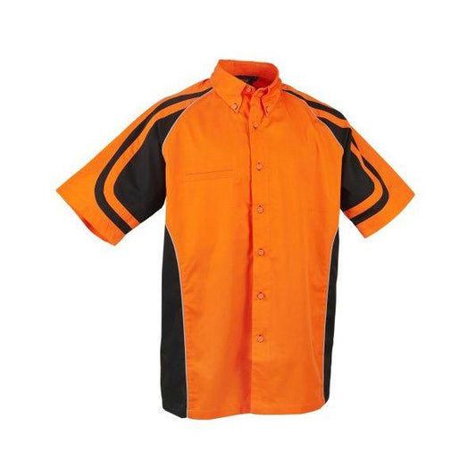 Le Mans Pit Crew Shirt - Orange/Black