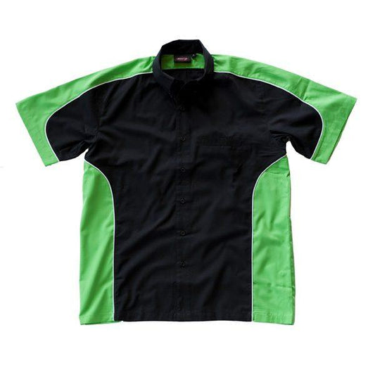 Paddock Pit Crew Shirt - Black/Green