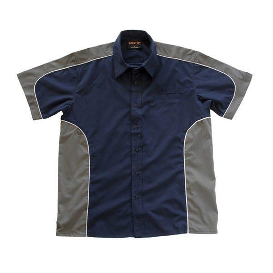 Paddock Pit Crew Shirt - Navy/Grey